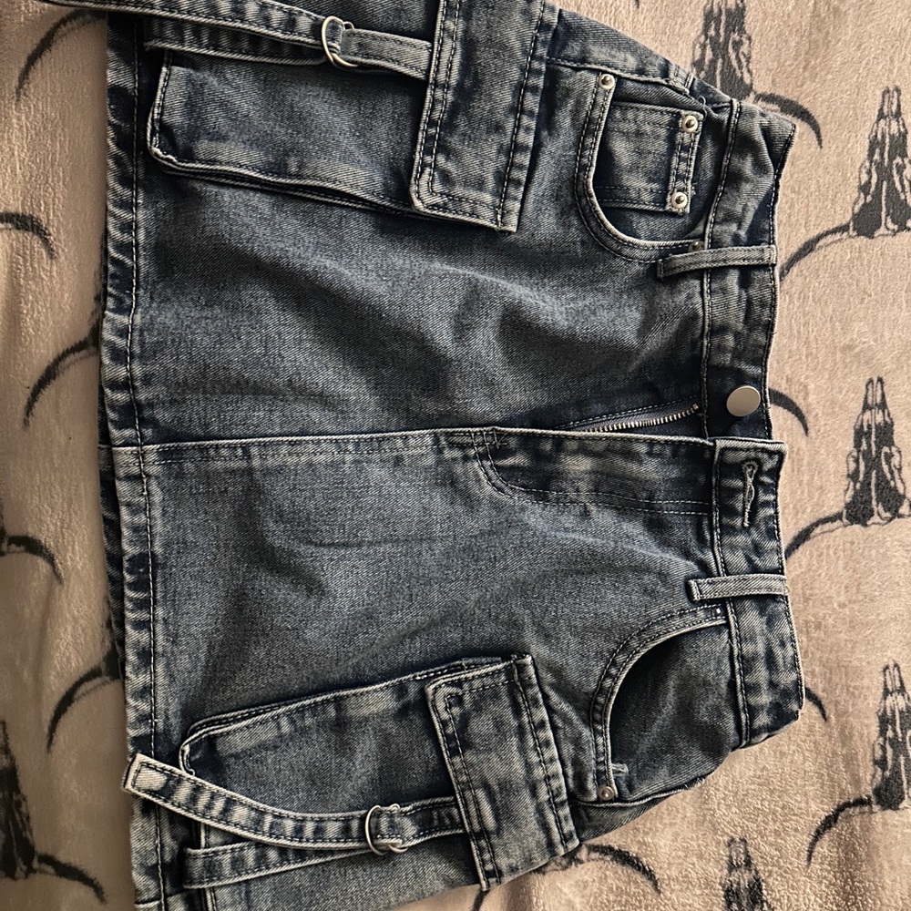 Charlotte Russe Blue Denim Skirt